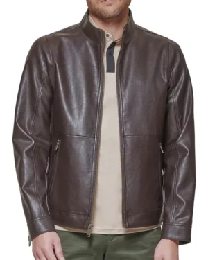 James Brown Leather Jacket for Mens