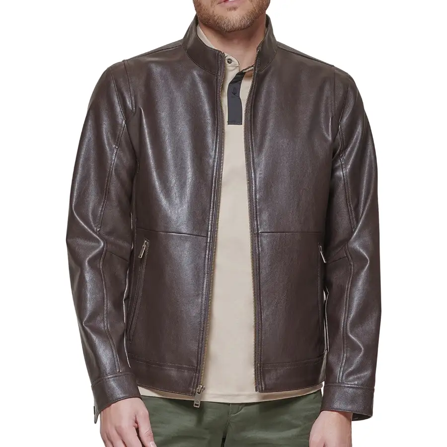 James Brown Leather Jacket for Mens