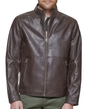 James Brown Leather Jacket for Mens