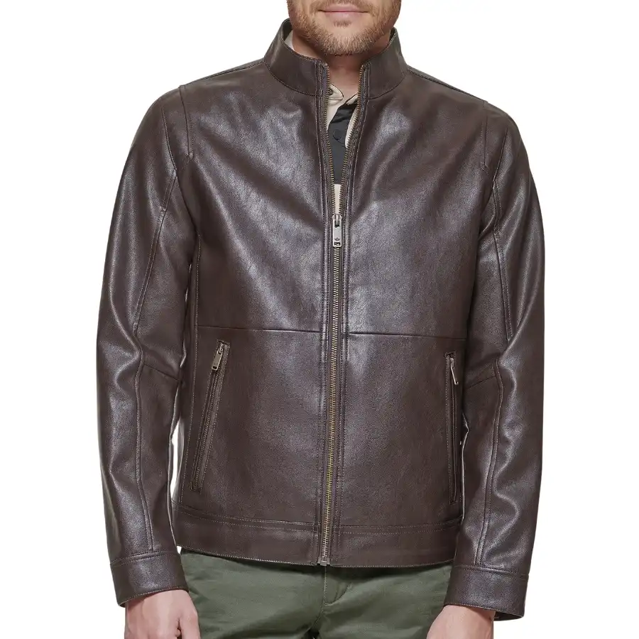 James Brown Leather Jacket for Mens