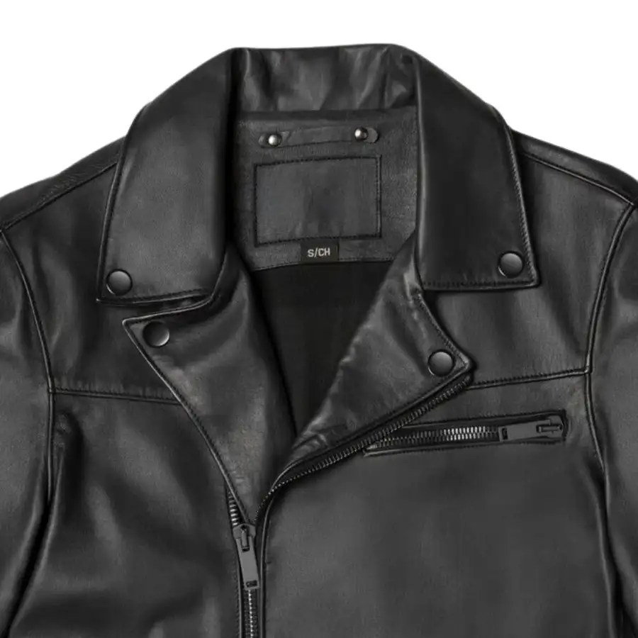 Robert Black Leather Jacket