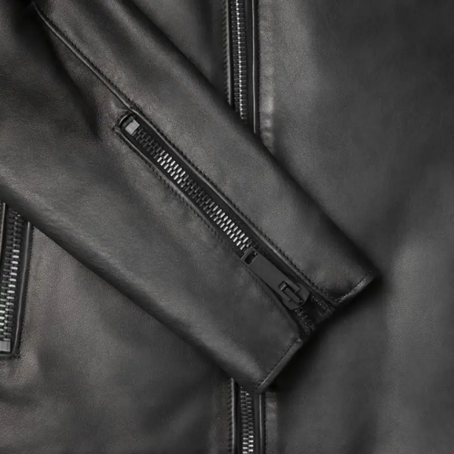 Robert Black Leather Jacket