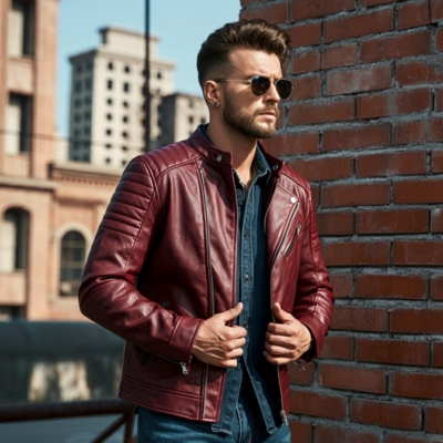 Men's Biker Jacket Featured Image