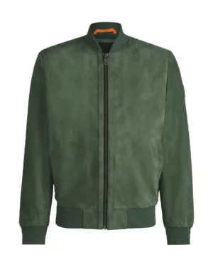 Thomas Green Suede Bomber Jacket