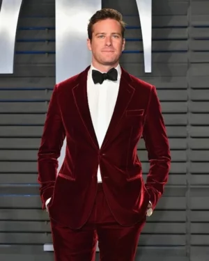 Mens-Two-Piece-Maroon-Velvet-Tuxedo-Front