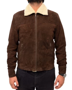 The Walking Dead Rick Grimes Suede Fur Jacket
