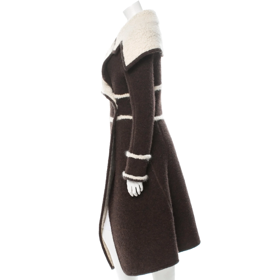 Cameron Chocolate Brown Wool Trench Coat - Image 11