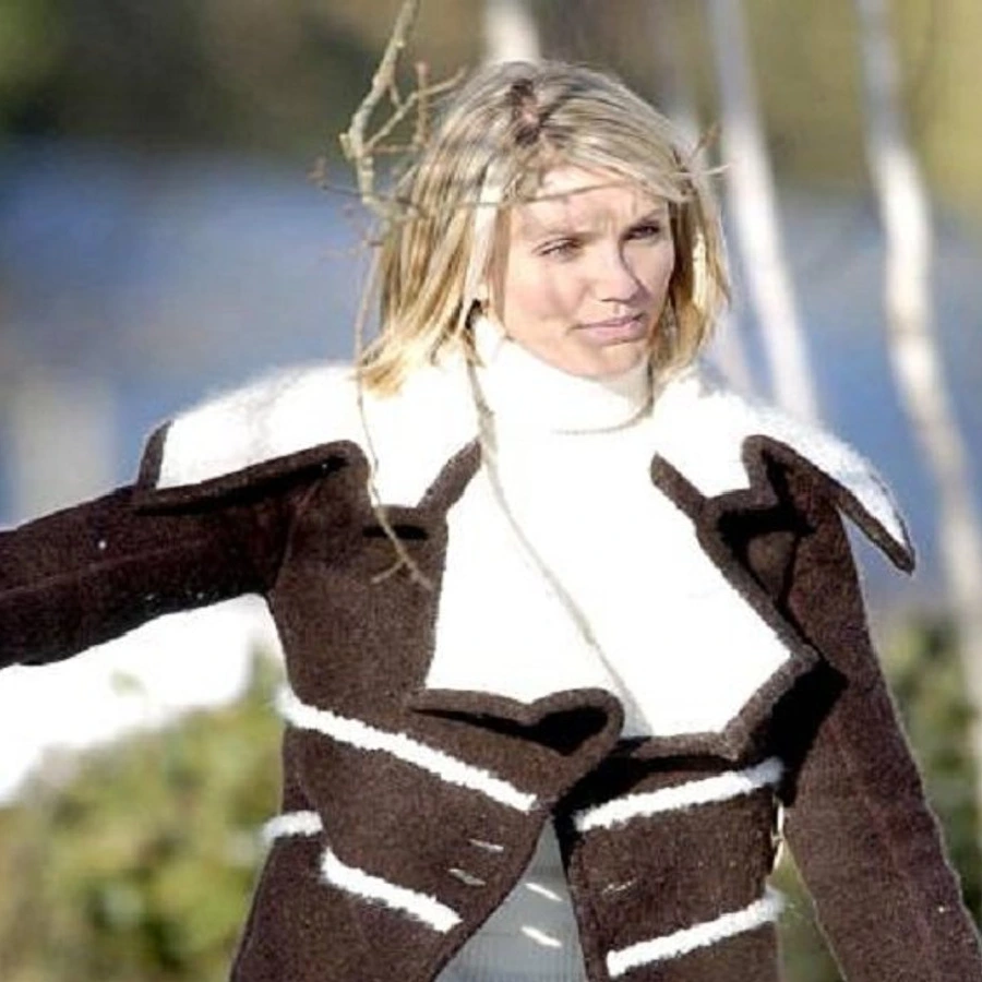 Cameron Chocolate Brown Wool Trench Coat - Image 3