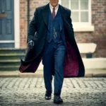 Shelby Long Black Wool Overcoat