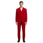 Austin Red Velvet 2 Piece Suit