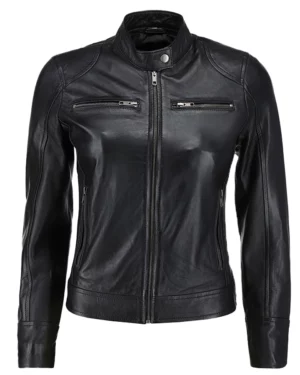Harley Black Leather Biker Jacket