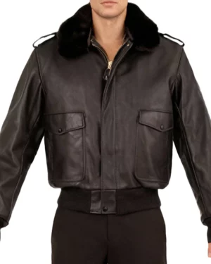 Kurt G-1 Brown Leather Bomber Jacket