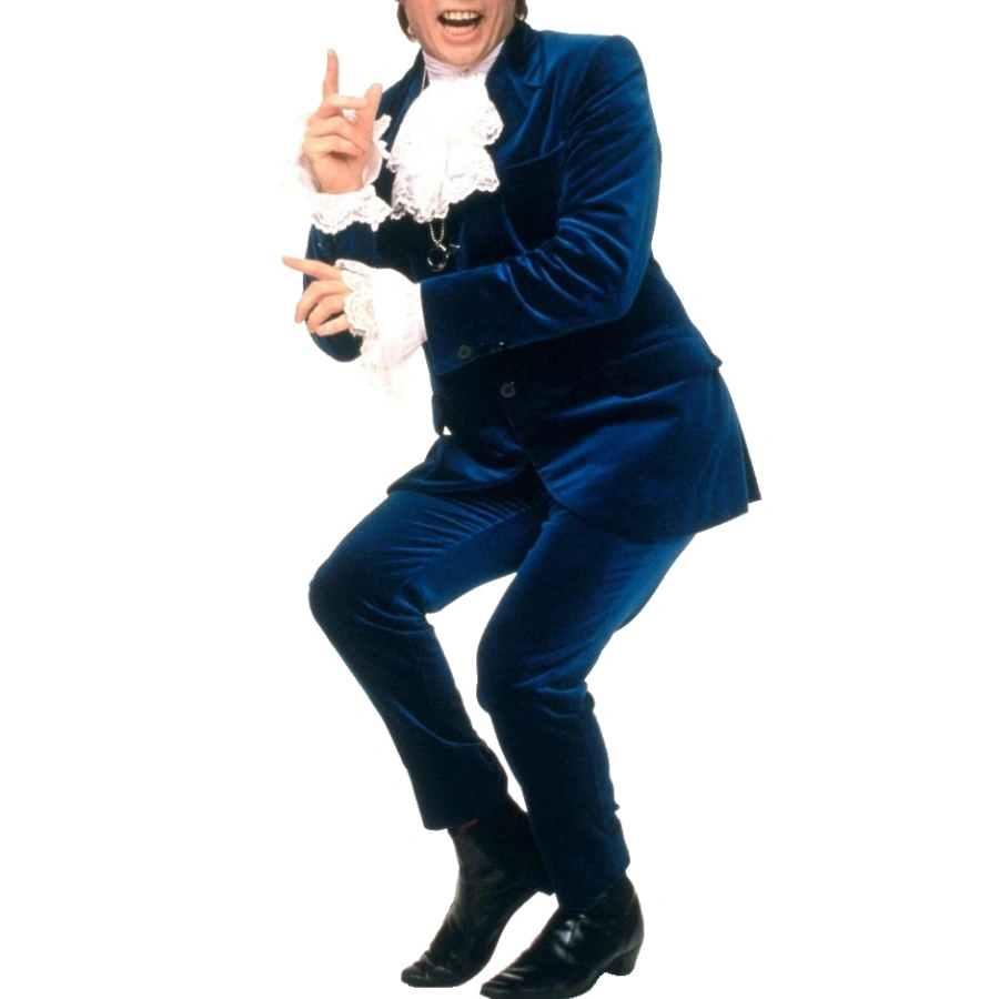 Austin Blue Velvet 2 Piece Suit - Image 6