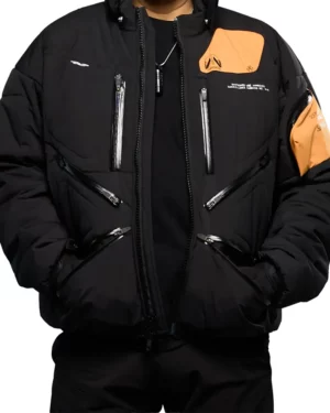 Death-Stranding-2-Black-Parachute-Game-Jacket-Hideo-Kojima-Jacket