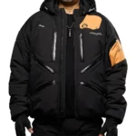 Hideo Black Signature Parachute Puffer Jacket