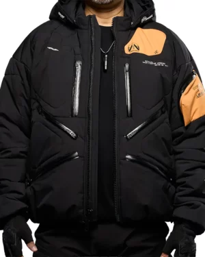 Death-Stranding-2-Black-Parachute-Game-Jacket-Hideo-Kojima-Jacket