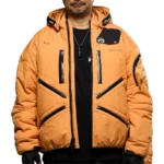 Hideo Orange Signature Parachute Puffer Jacket